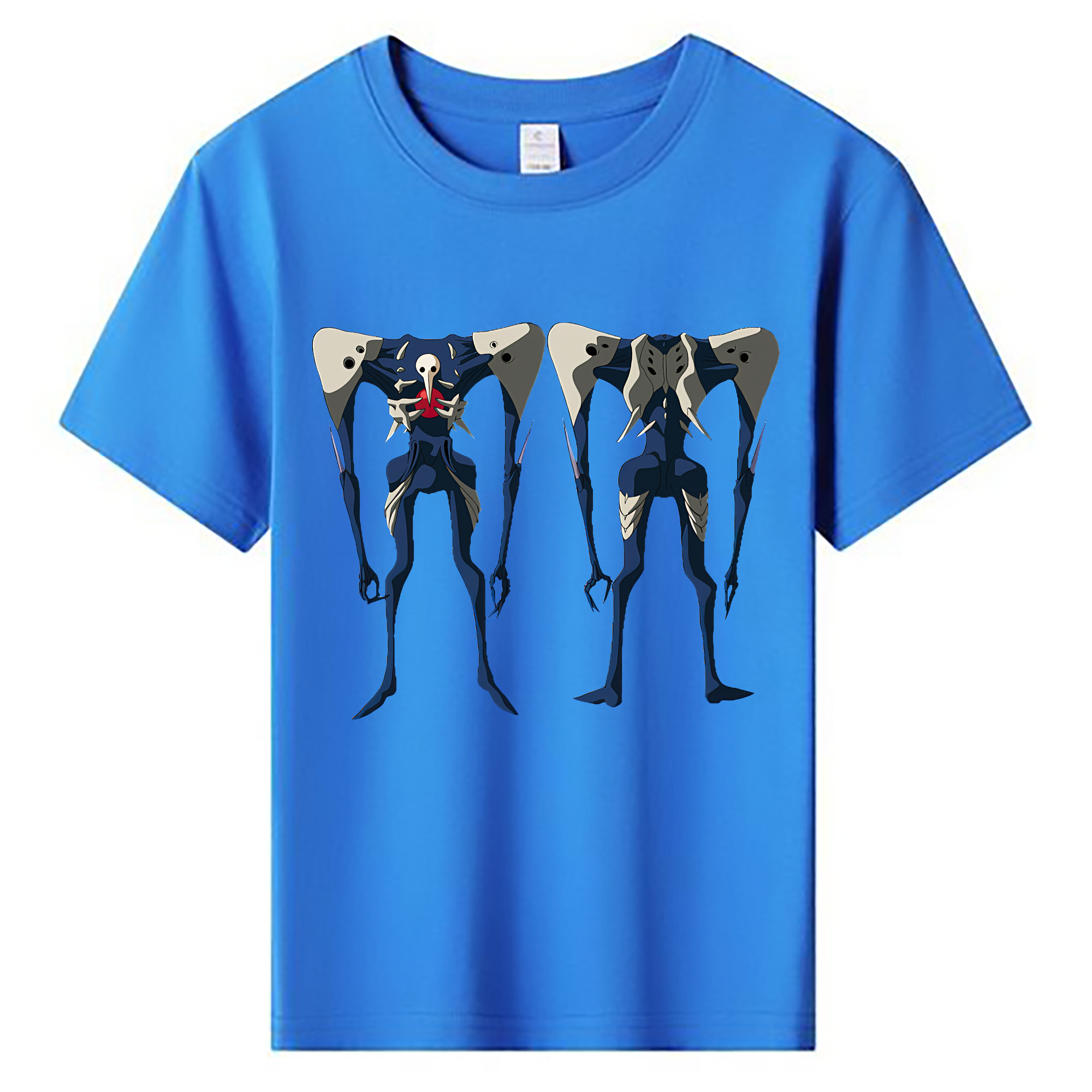 （画像用） EVA 新世紀エヴァンゲリオン 綿100％キッズTシャツ（フロントプリント）